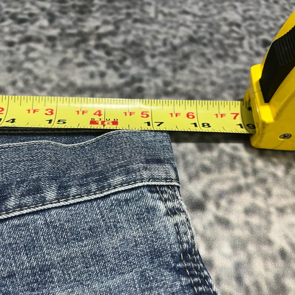 Wrangler Carpenter Jeans 34x30 Blue Distressed Faded Workwear Vintage‎ 2000s - Picture 10 of 16